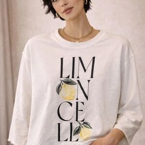 Z Supply white Limoncello oversized tee Size M #limoncello #summer